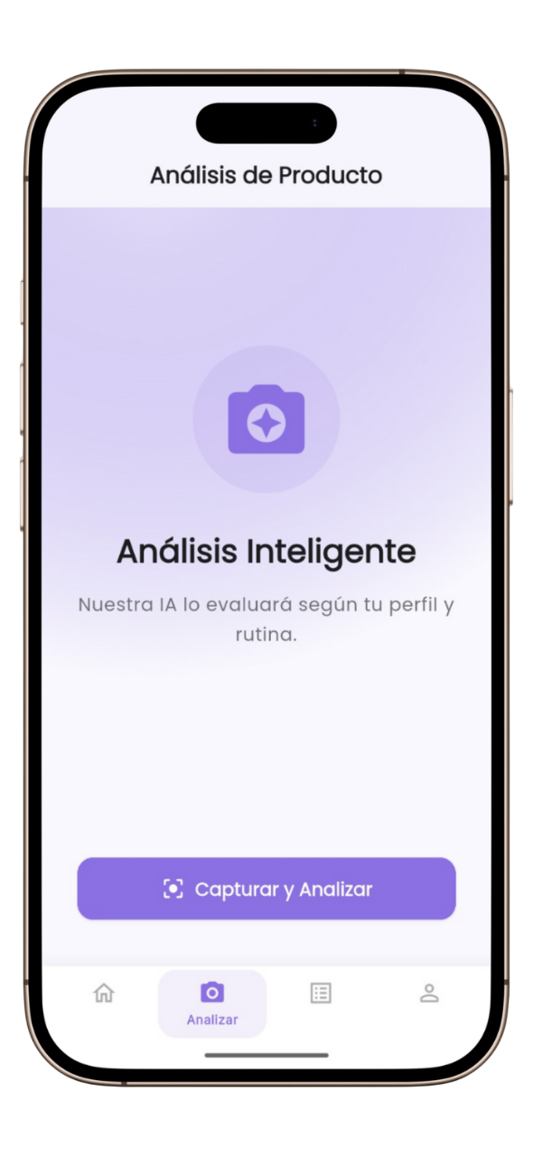 Análisis de productos en MyGlowApp